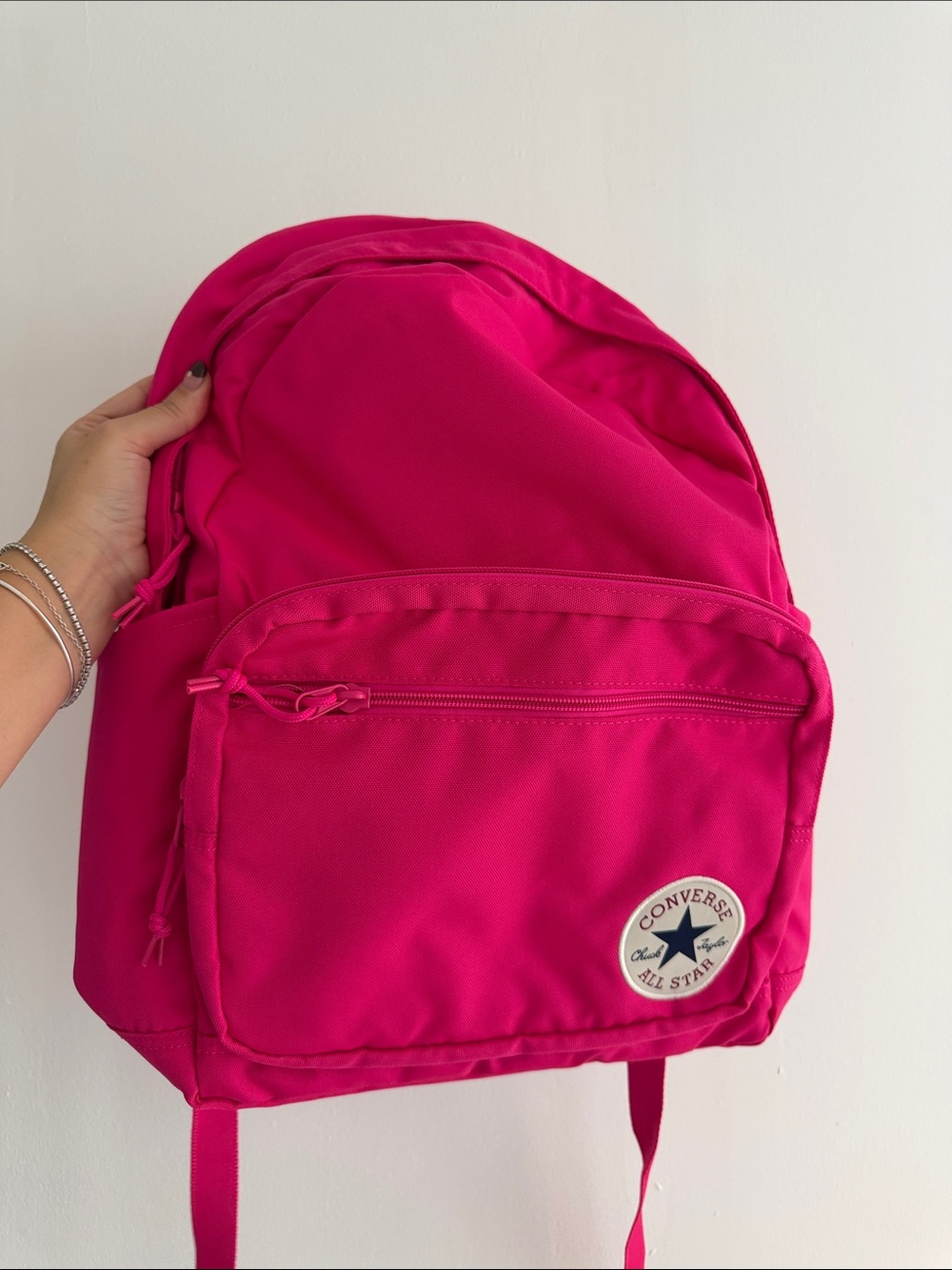 Converse All Star Hot Pink Backpack - Picture 3 of 4